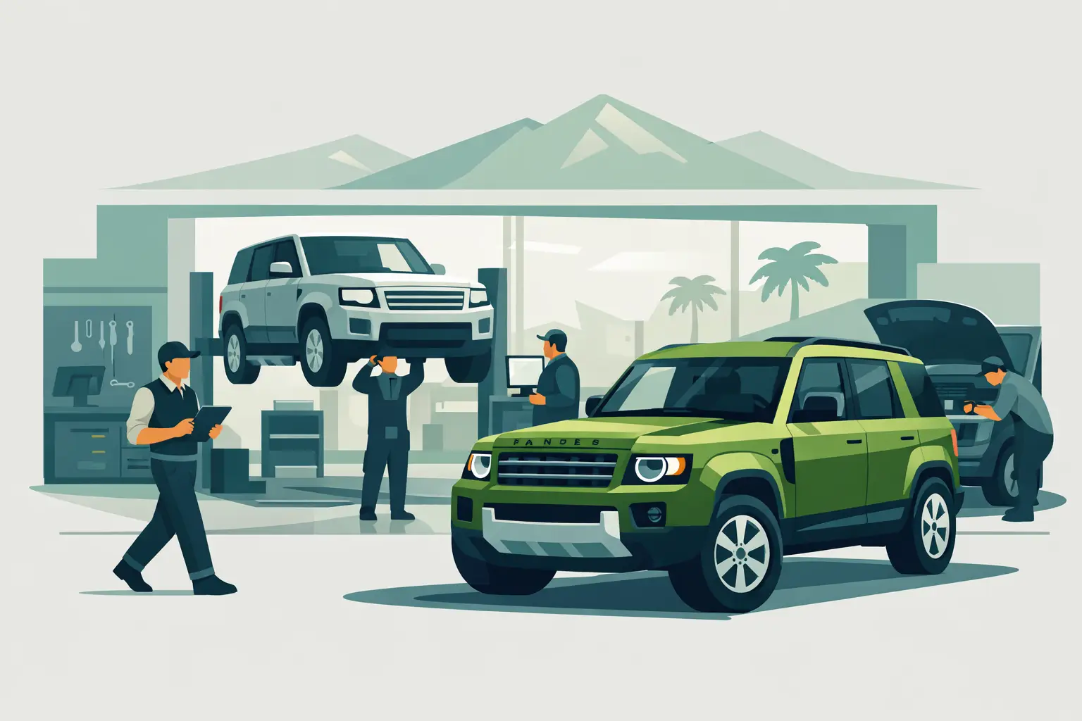 Land Rover serviceverkstad - rätt val för bilen