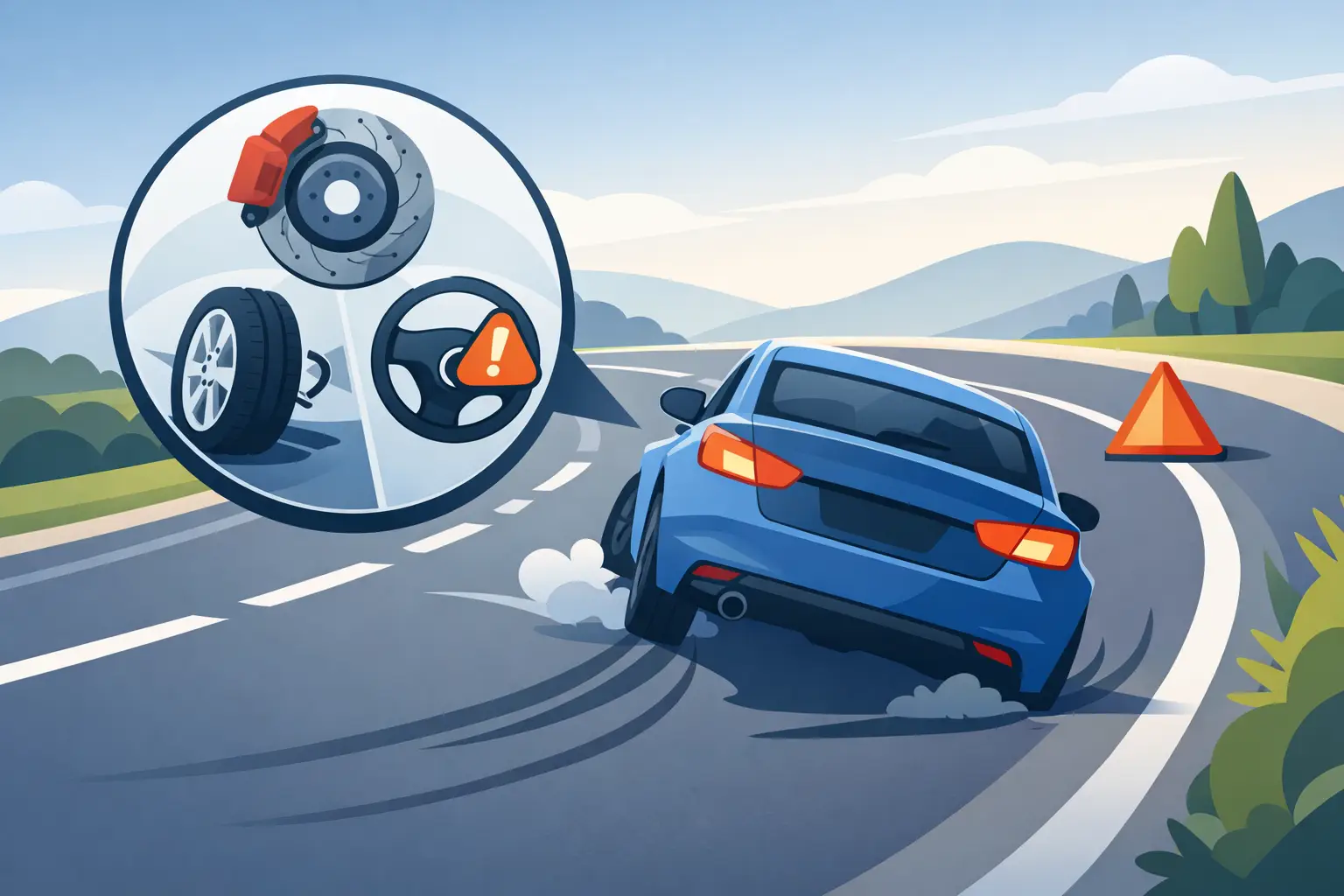 Varför drar bilen åt sidan? Vanliga orsaker